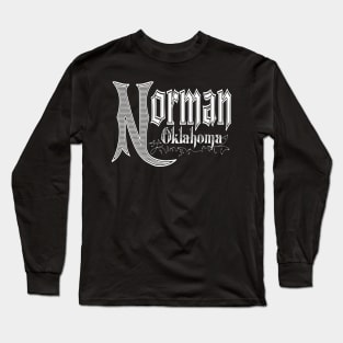 Vintage Norman, OK Long Sleeve T-Shirt